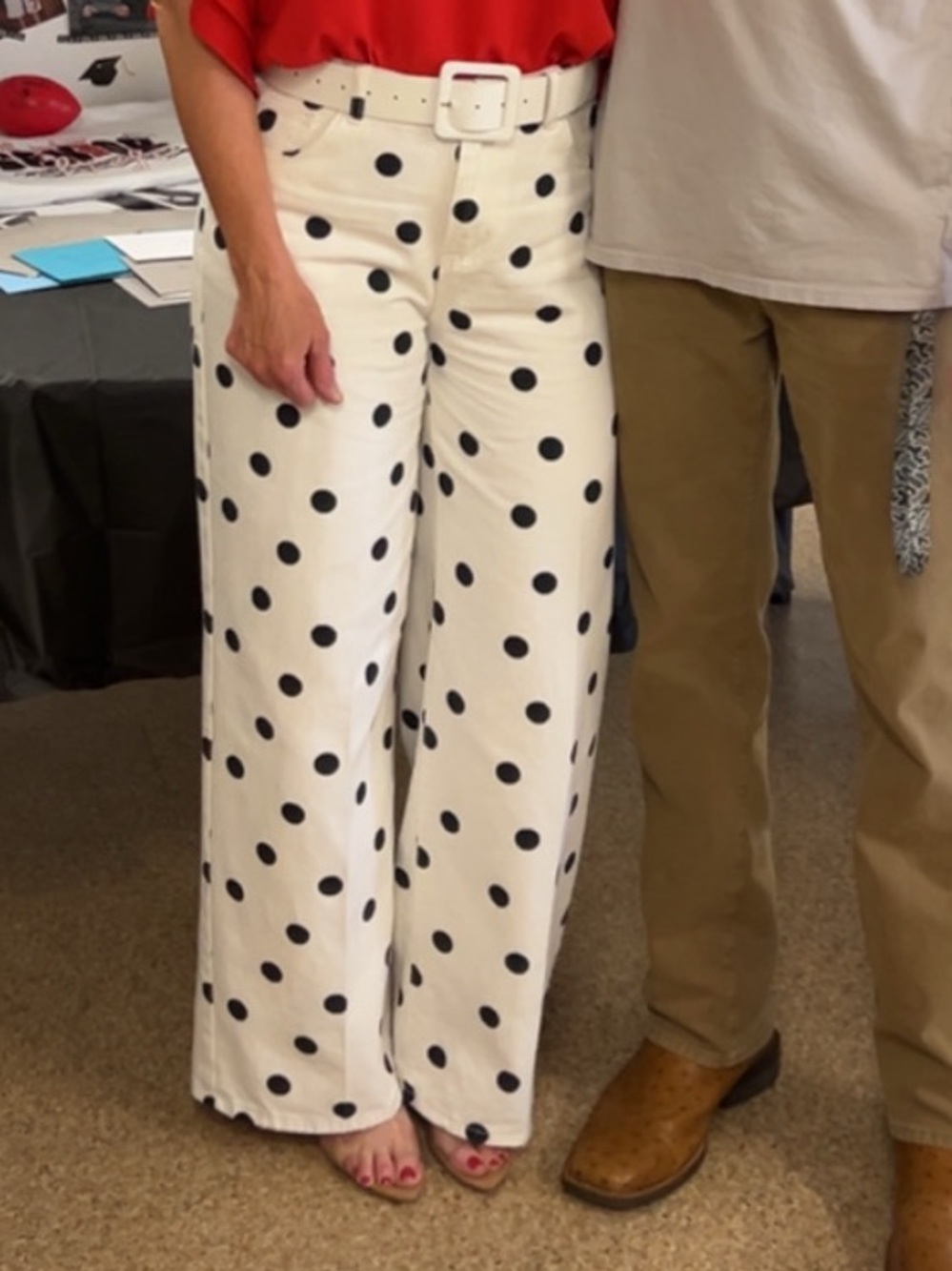 Women’s Polka Dot Dress Pant